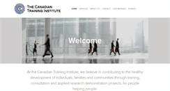 Desktop Screenshot of canadiantraininginstitute.com