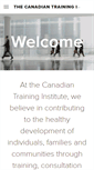 Mobile Screenshot of canadiantraininginstitute.com